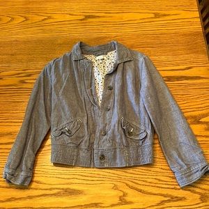 Aerie cropped denim jacket
